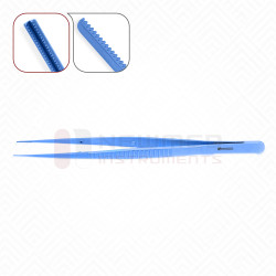 Pince à tissu en titane DeBakey à manche plat Pince à tissu en titane DeBakey à manche plat