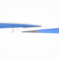 Titan-Pinzette im Juwelierstil, runder Griff