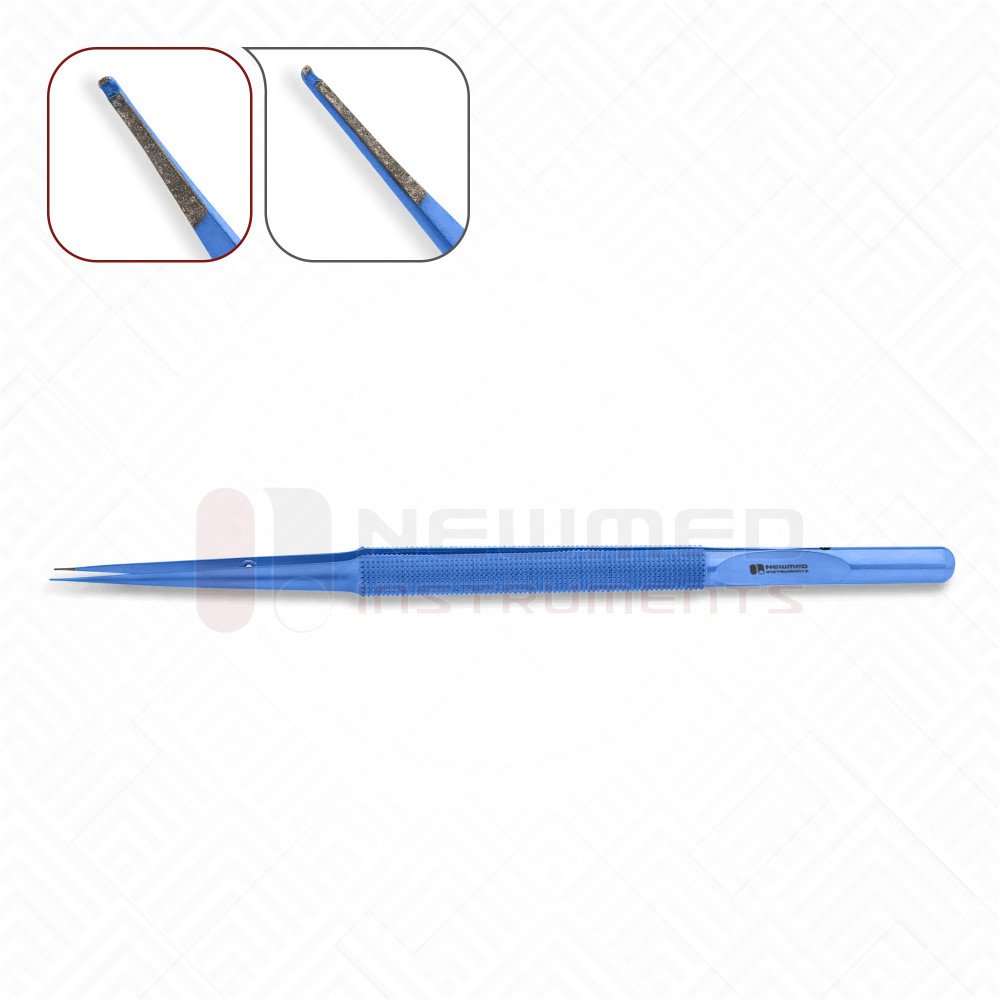 Micro Pierse Forceps Round Handle w/Counter Balance, Titanium