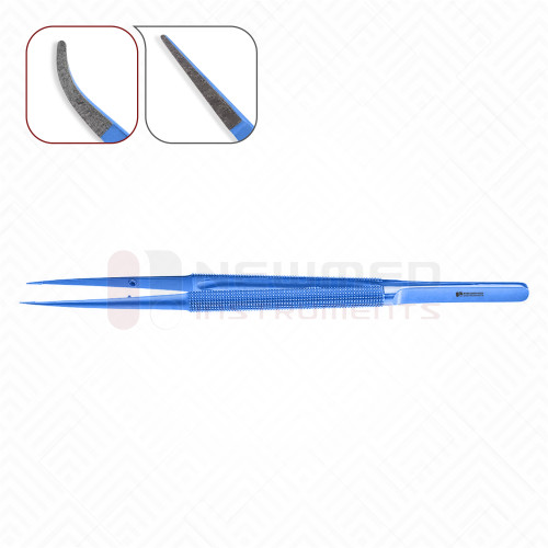 Elevador Dental Freer De Titanio - Instrumento Quirúrgico De 1 Pieza, Color Azul, Para Laboratorio Dental