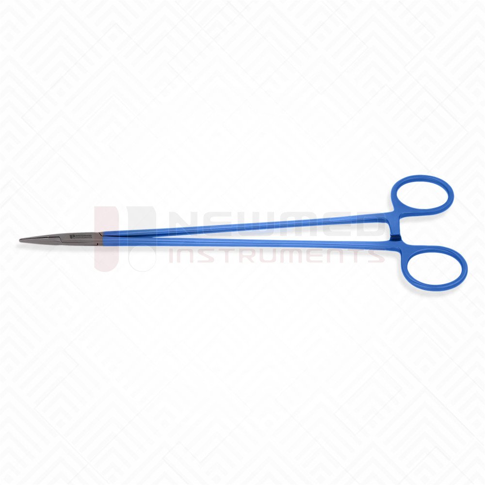 DeBakey Needle Holder Straight TC coated jaws, Titanium