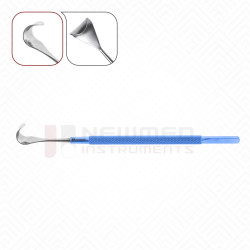 Écarteur Desmarres Lame large, manche rond, titane Écarteur Desmarres Lame large, manche rond, titane