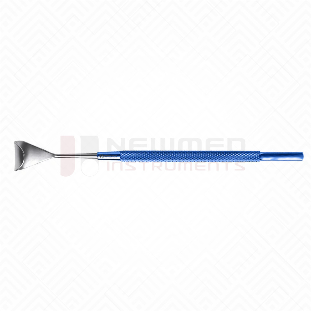 Desmarres Retractor Wide blade, Round Handle, Titanium Desmarres Retractor Wide blade, Round Handle, Titanium