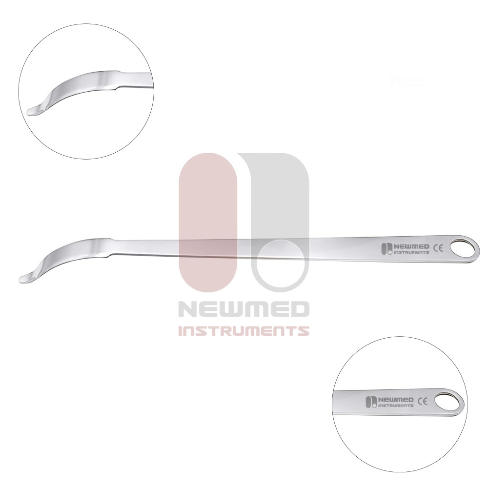 Длинный ортографический ретрактор Хоманна, изогнутый