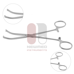 Изогнутый зажим для сесамоидэктомии