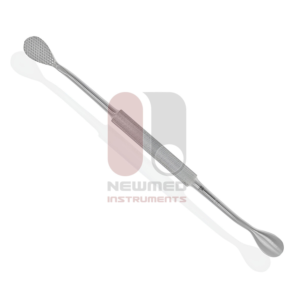 Escofina de hueso recta de doble punta