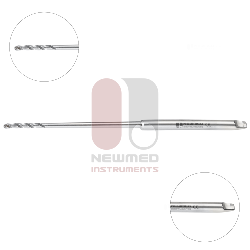 Broca helicoidal de punta redonda