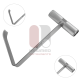 T Handle Retractor Angled Blade
