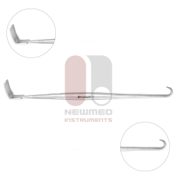 Crochet et écarteur cutané Meyerding à double extrémité