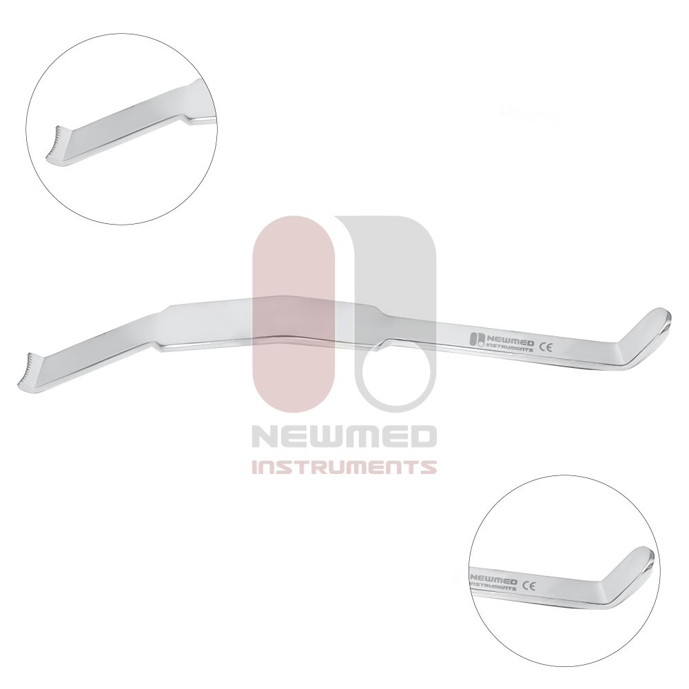 Retractor de exposición y fresado femoral proximal