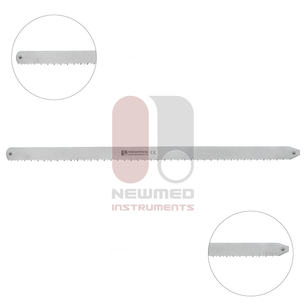 Hoja de sierra Charriere, acero inoxidable