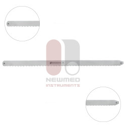 Hoja de sierra Charriere, acero inoxidable