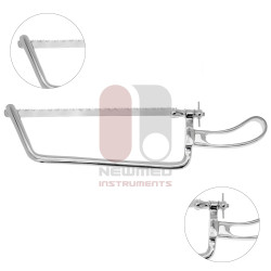 Sierra de amputación Charriere con hoja de sierra de 35 cm - Acero inoxidable