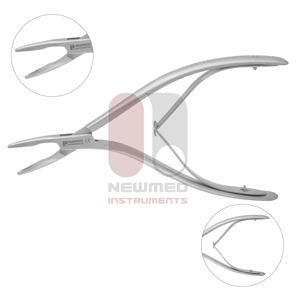 Juers Lempert Rongeur Curved Handle Single Action