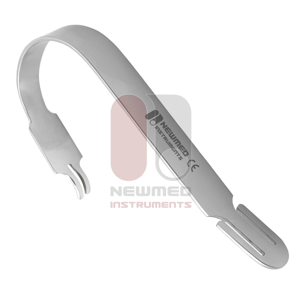 Stubbs Short Prong Collateral Ligament Retractor with Strap