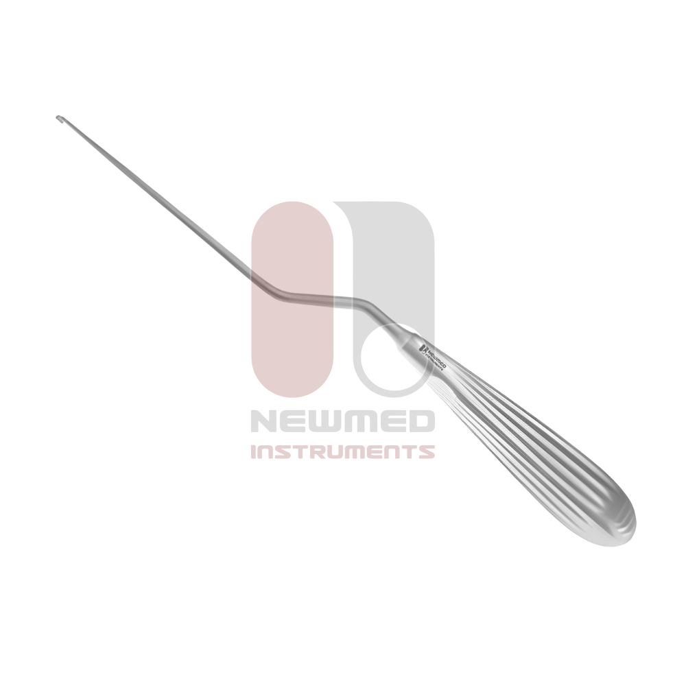Micro Cureta Baioneta, com 23 cm de comprimento, Aço Inoxidável