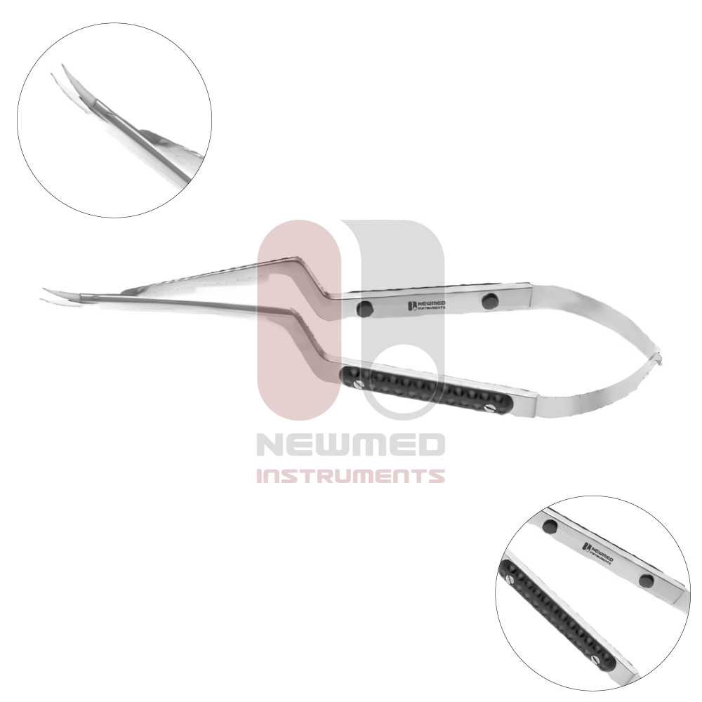 Microsurgical Scissors With Bayonet Shanks Microsurgical Scissors With Bayonet Shanks