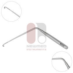 Retractor de raíces nerviosas Scoville, acero inoxidable, 16,5 cm