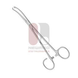 White Tonsil Grasping Forceps, 18 cm - 7 inches, Stainless Steel 