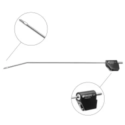Bent Flared Mercedes cannula, MicroAire®-Type Power Hub