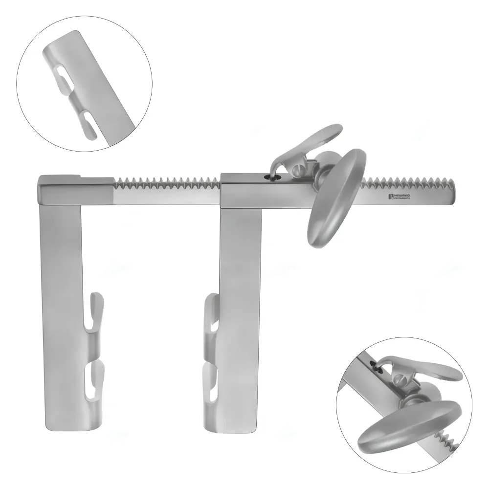Mini Thoracotomy Retractor- Attached Blades Mini Thoracotomy Retractor- Attached Blades