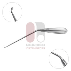 Brun Curette, Angled Shaft