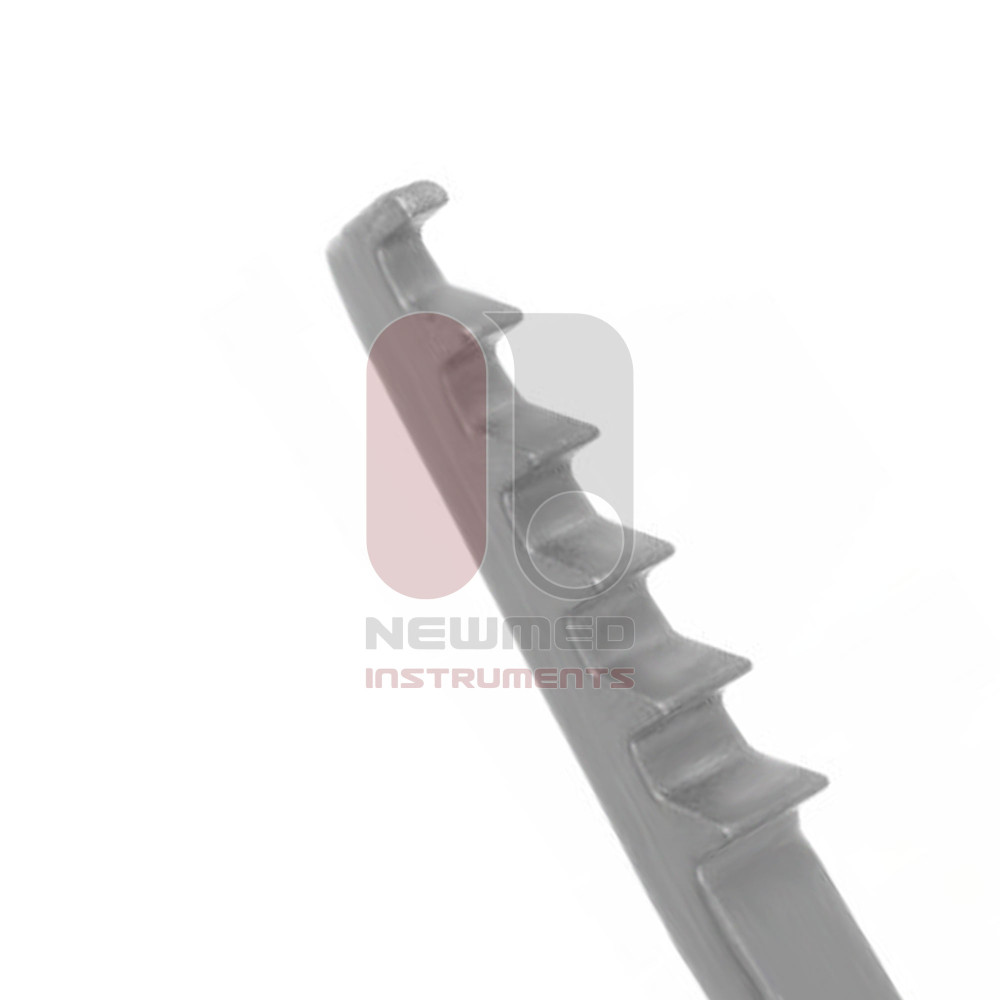 McCulloch-Type Retractor Blades, Toothed Hook Pattern, Titanium