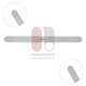 Espátulas para cérebro, maleáveis, aço inoxidável, 20 cm