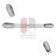 Espátulas Cushing Brain, 18 cm, Aço Inoxidável