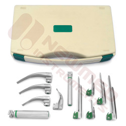 Macintosh / Miller Fiber Optic Disposable Laryngoscope Set