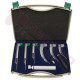 Macintosh / Miller Fiber Optic Disposable Laryngoscope Set with Rechargeable Battery
