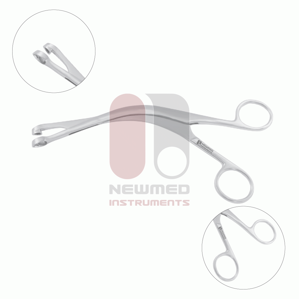 Pinzas de biopsia Faure, 21 cm, 8,4 mm, acero inoxidable