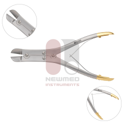 Sculape Cardiac Wire Cutter With Tungsten Carbide Jaws