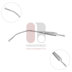 Canule d'aspiration Yankauer, 11-3/4'' 30 cm, Acier inoxydable