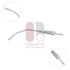 Canule d'aspiration Yankauer, 11-3/4'' 30 cm, Acier inoxydable