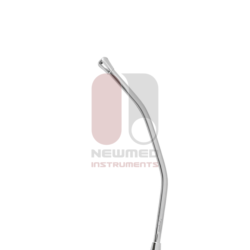 Canule d'aspiration Yankauer, 11-3/4'' 30 cm, Acier inoxydable
