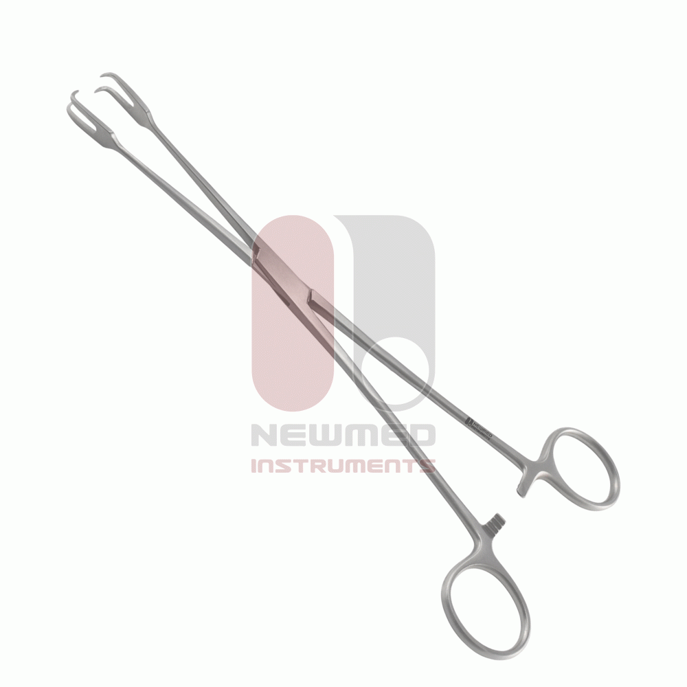 Pince à tenaculum Museux, 20 cm, acier inoxydable