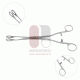 Pinça de Pólipo Uterino Noto, 27cm, Aço Inoxidável