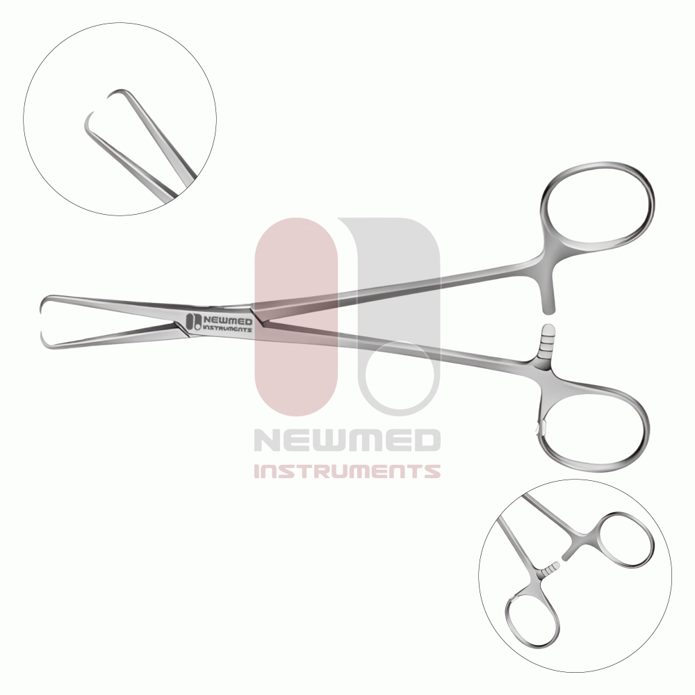 Pince Pozzi Tenaculum, 25,5 cm, acier inoxydable
