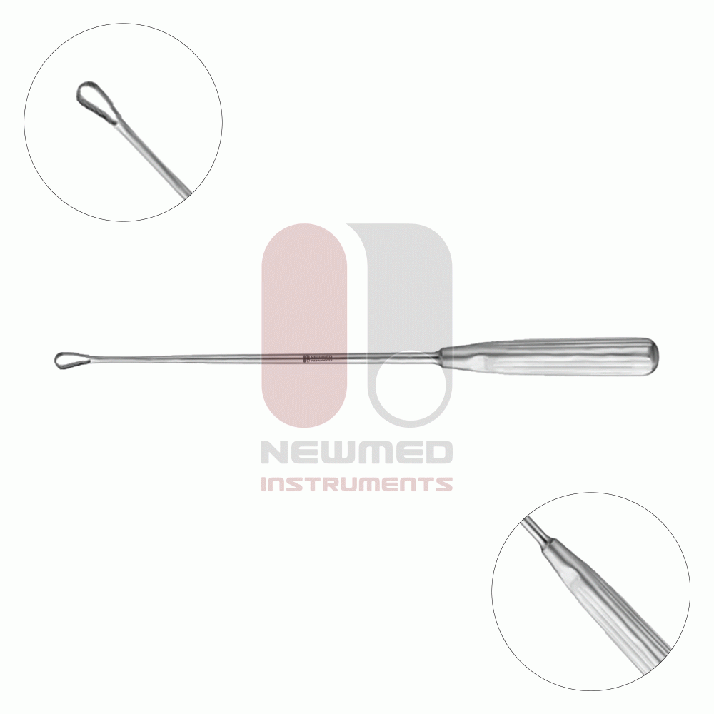 Cureta Uterina Recamier Afiada - Maleável