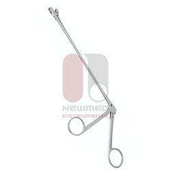 Pinzas de biopsia uterina Eppendorf, 20 cm de largo, mordida de 4 mm x 8 mm, acero inoxidable