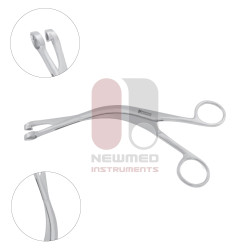 Pinzas de biopsia Faure, 21 cm, 8,4 mm, acero inoxidable