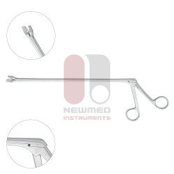 Pinzas de biopsia Schumacher, 24 cm, acero inoxidable,