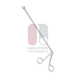 Pinzas de biopsia Schumacher, 24 cm, acero inoxidable,