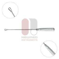 Cureta uterina Recamier afilada - maleable