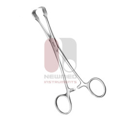 Pinzas de tenáculo Braun, 16 cm, acero inoxidable Pinzas de tenáculo Braun, 16 cm, acero inoxidable