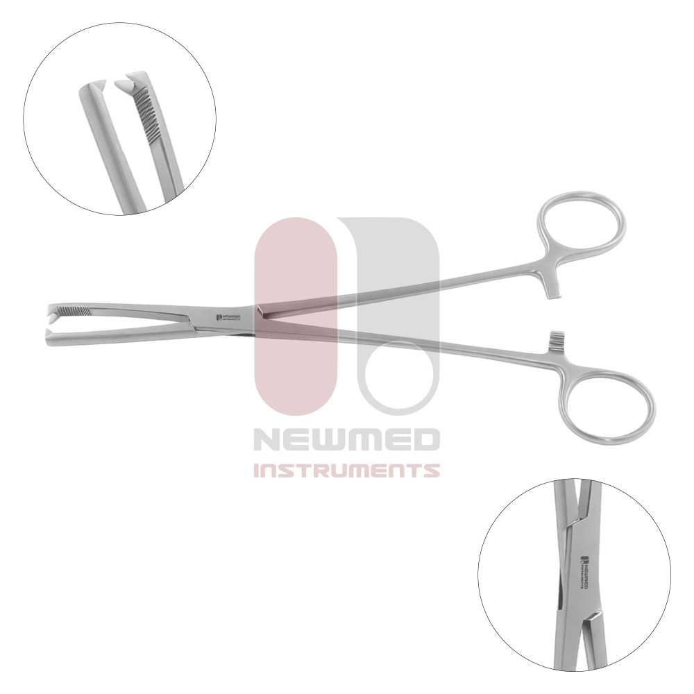 Pinça Jacobs Tenaculum 2x2 Dentes, Aço Inoxidável, 21cm Pinça Jacobs Tenaculum 2x2 Dentes, Aço Inoxidável, 21cm