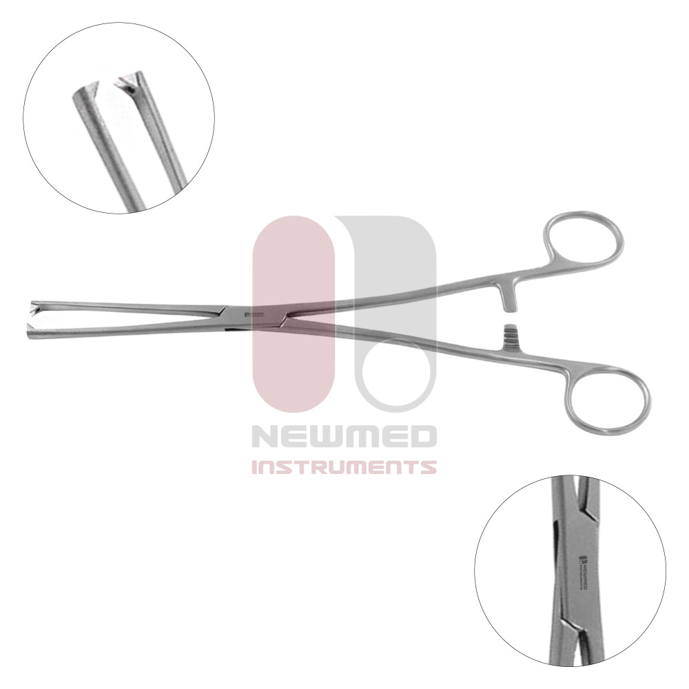 Museux Tenaculum Pinzette 2x2 Zähne, 24cm, Edelstahl Museux Tenaculum Pinzette 2x2 Zähne, 24cm, Edelstahl
