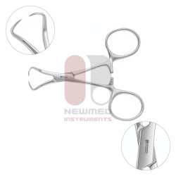 Backhaus Towel Clamp Forceps - With Clip