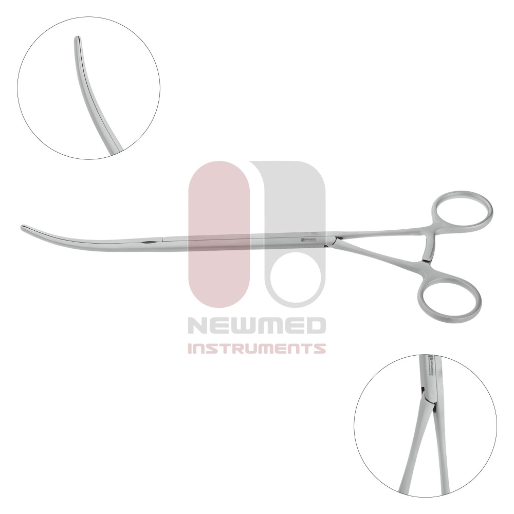 Thoracoscopic DeBakey Clamp-Curved